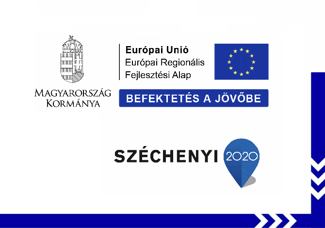 Széchenyi 2020 logó a felső pozícióban